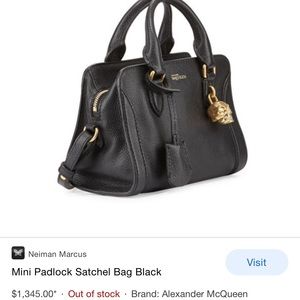 Alexander McQueen Skull Padlock Mini Crossbody Bag